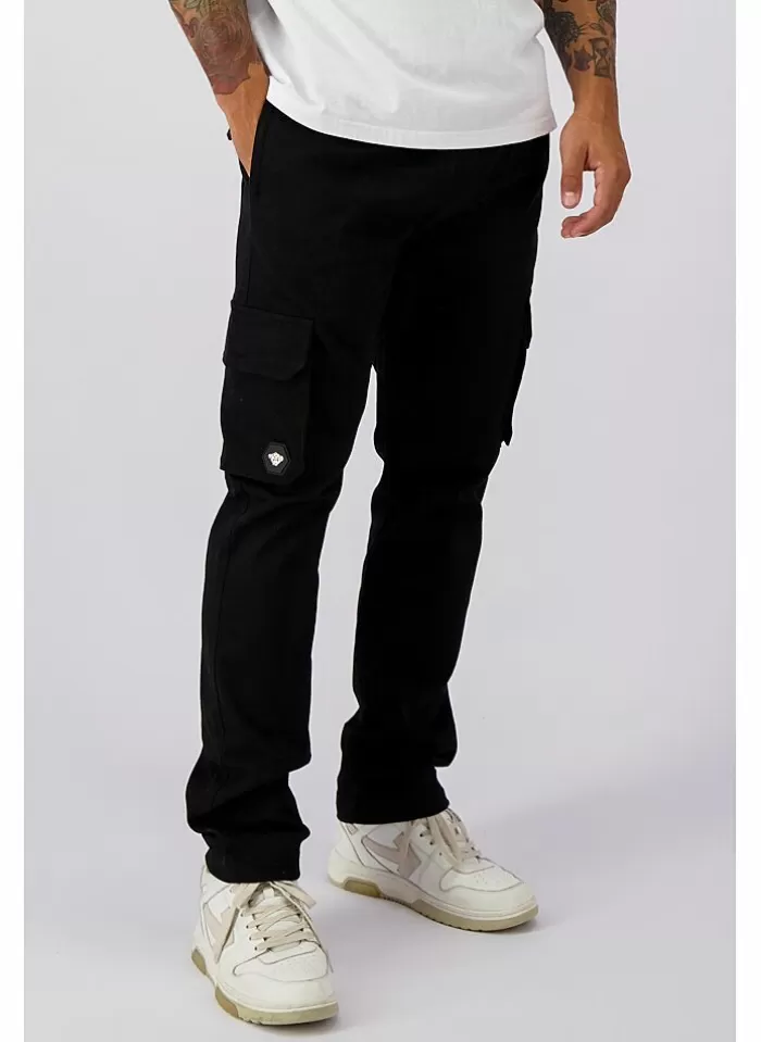 black bananas Cargo Pant Plate zwart Outlet