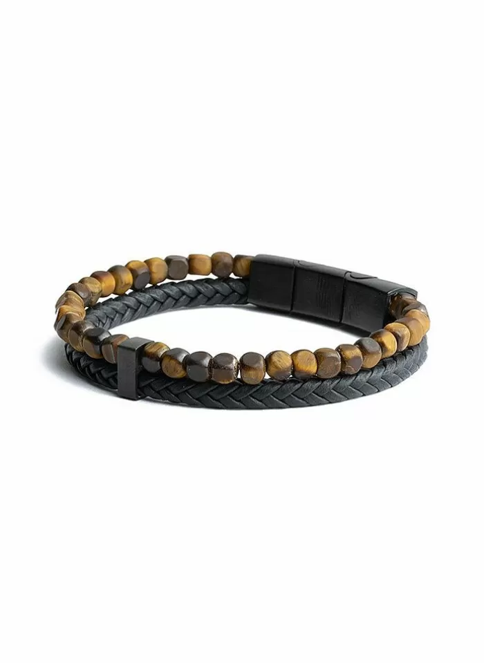 gemini Armband 035 tigers eye Fashion