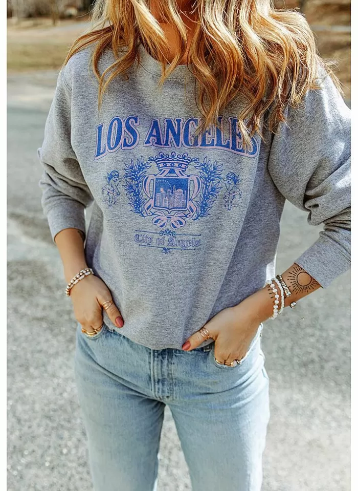 Musthaves Sweater Los Angeles Grijs Sale