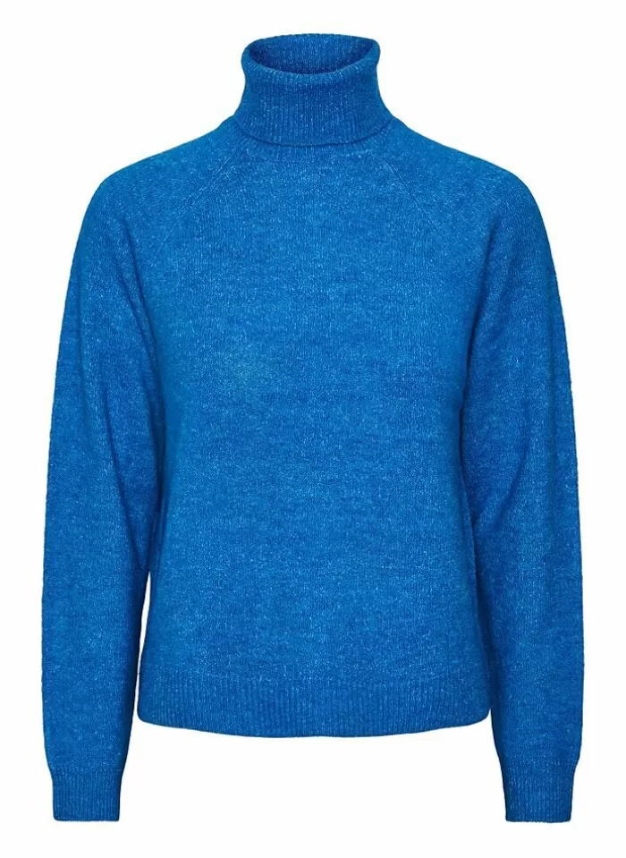 Pieces Pull Juliana Rollneck Noos Licht blauw Outlet