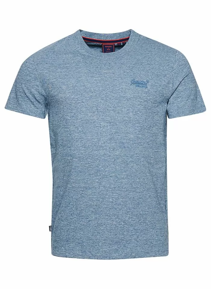 Superdry T-Shirt Vintage Logo creek blue grit Store