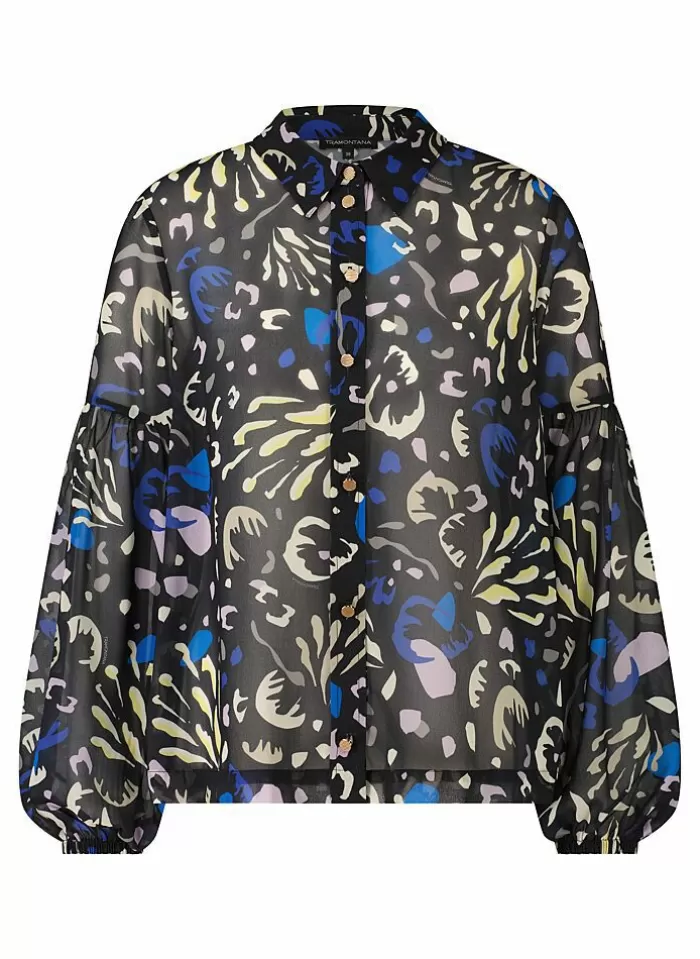 Tramontana Bloes Abstract Flower Print 13 print blacks Sale