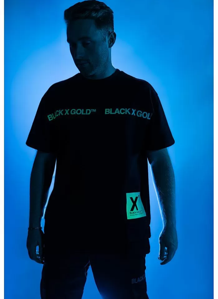 black & gold Tshirt Van Black²Gold - Bgum-22-2-Ts01 white Discount