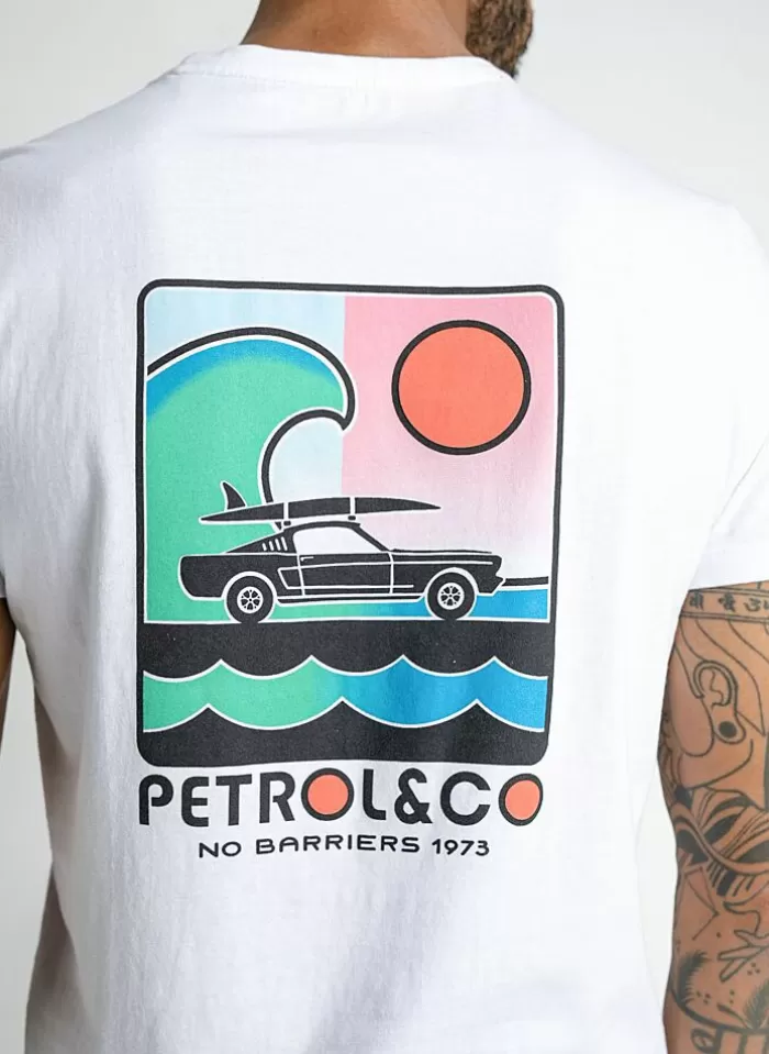 Petrol Tshirt Van - M-1030-Tsr686 bright white Clearance