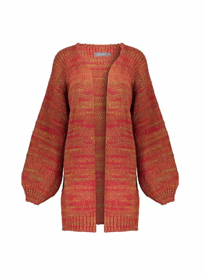 Geisha Vest Van - 24576 red/camel melange Discount