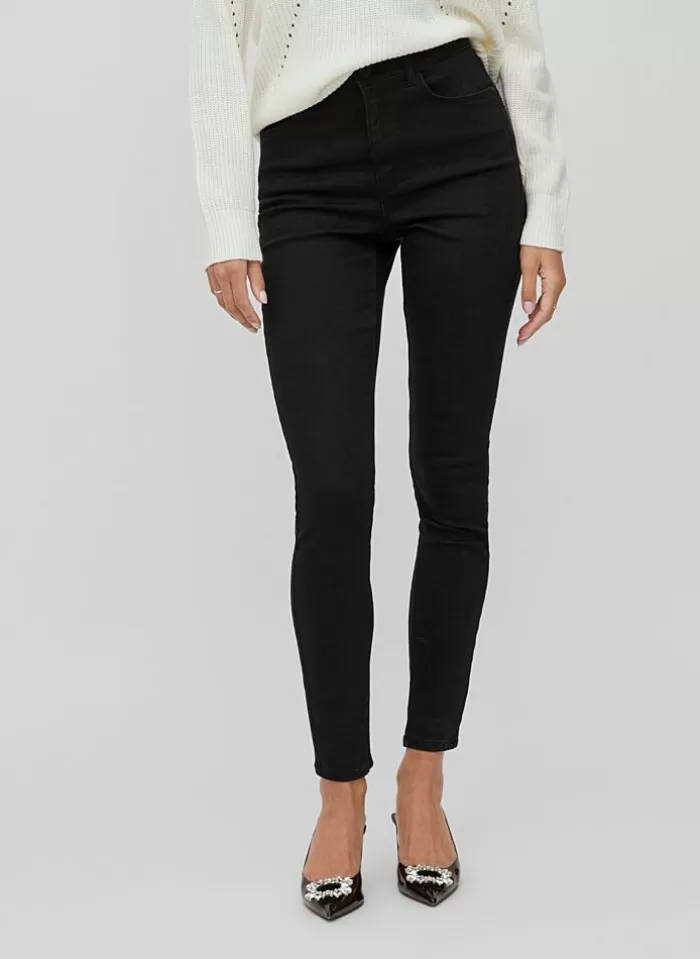 Vila Broek Sally Skinny (Noos) zwart Cheap