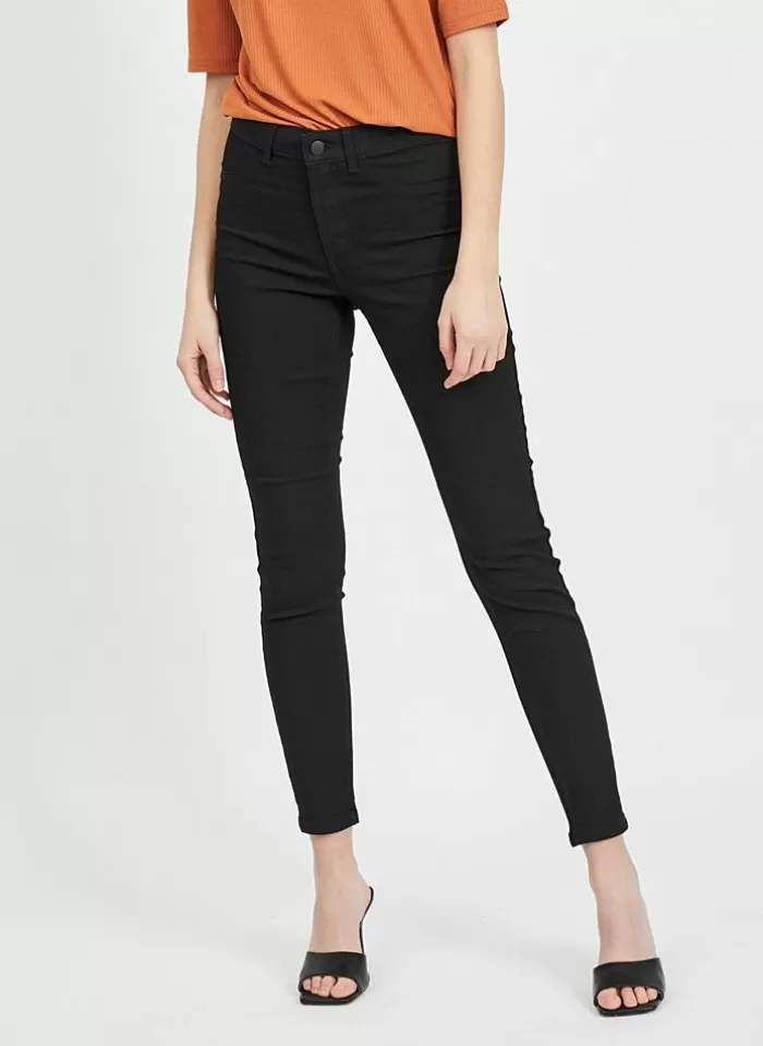 Vila Broek Vijeggy Noos zwart Best Sale