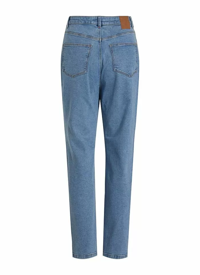 Vila Jeans Naomi Mom Jeans (Noos) Light Blue Denim Best Sale