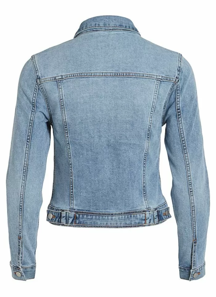 Vila Jeansvest Show (Noos) Light Blue Denim Hot